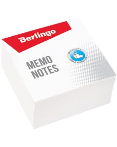 Նշումների թուղթ "Berlingo" 90*90*45մմ, 500թ. սպիտակ